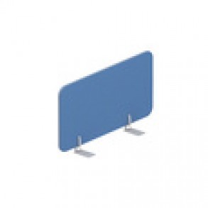 Экран настольный торцевой промежуточный (ткань, алюминиевый кант) для столов гл.70см (с кронштейнами Strike UDSFLI070