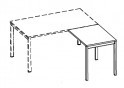 Приставка к столу Bench BETR8060-NML