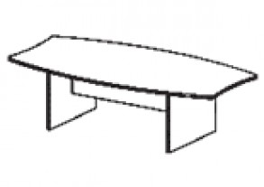 Конференц-стол на панельном каркасе Бостон DKS-240