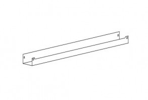 Кабель-канал горизонтальный для рабочих столов и бенч-систем Interplay FH042