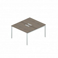 Сдвоенный стол с люками( ширина столешниц 70 см) в ассортименте Rio Project RM-4.1(x2)+F-44