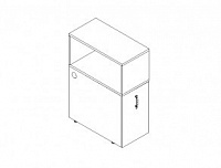 Шкаф TOWER+DOX-BOX, правый Domino UMTDBXD