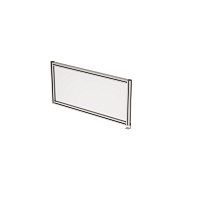 Барьер боковой в алюминиевом профиле, вставка стекло матовое Gloss 9БСП.0403.4