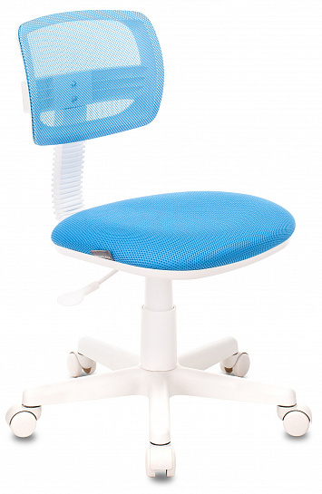 Кресло детское Бюрократ CH-W299 голубой TW-31 TW-55 крестовина пластик пластик белый