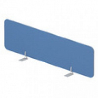 Экран настольный фронтальный (ткань, алюминиевый кант) для стола bench ш.160см (с кронштейнами) Strike UDSFFB160