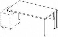 Стол с крепежом для левой несущей конструкции CR3/CLR/MS Amazon AAM SC160S