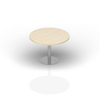 Стол для переговоров круглый. Меламин Orbis/Carre OC120