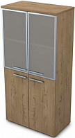 Шкаф комбинированный с матовым стеклом Gloss 9Ш.004.8